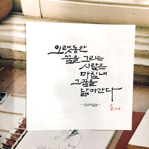 마침내 꿈을 닮아간다