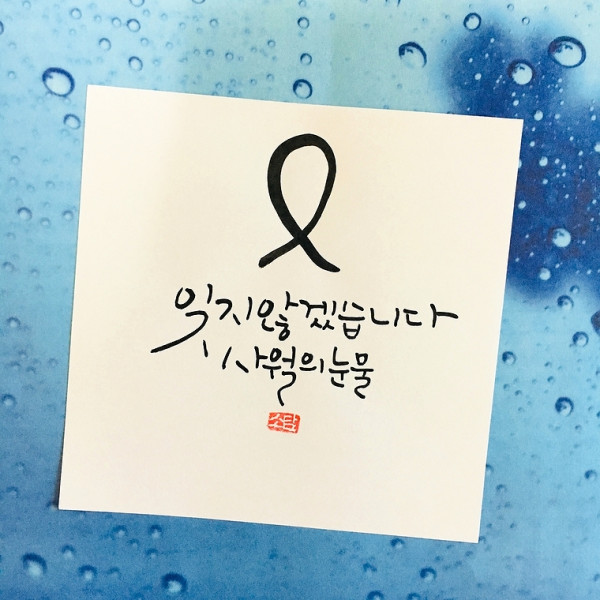 잊지 않겠습니다