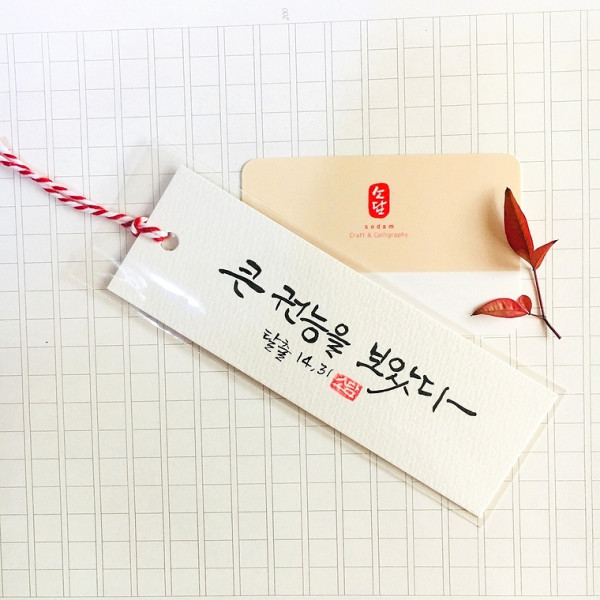 큰 권능을 보았다