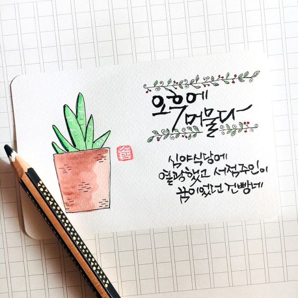 오후에 머물다