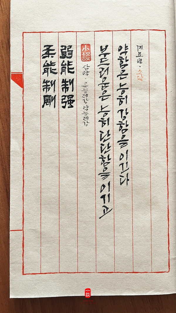 柔能制剛 弱能制强