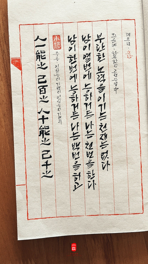 人一能之己百之 人十能之己千之
