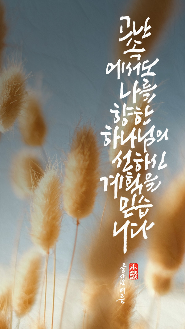 고난 속에서도