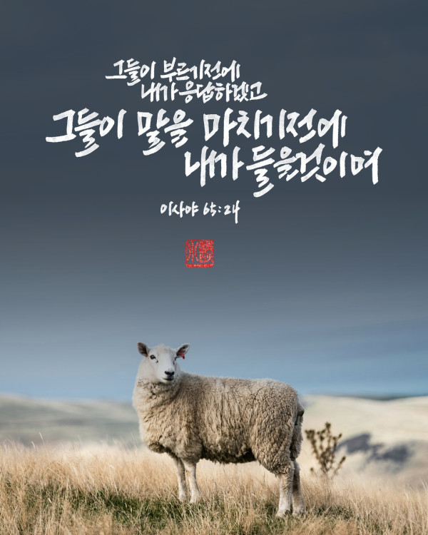 내가 응답하겠고