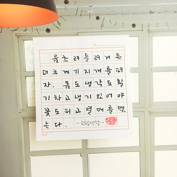 기지개를 펴자