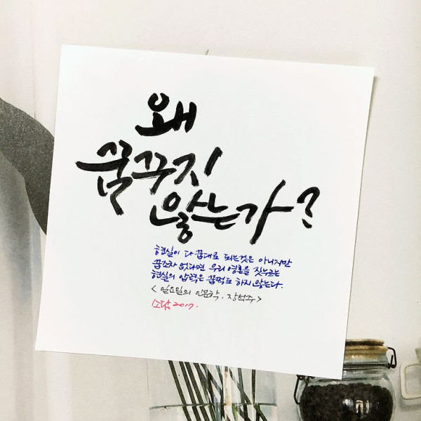 왜 꿈꾸지 않는가?